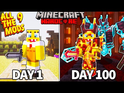 I Survived 100 Days in Hardcore Minecraft...Barely