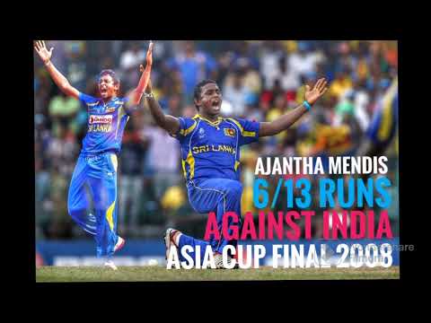 Ajantha Mendis 6 wickets against India Asia cup final 2008 l