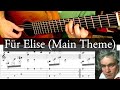FUR ELISE (Opening Theme) - Repost with Performance - Full Tutorial with TAB - Fingerstyle Guitar
