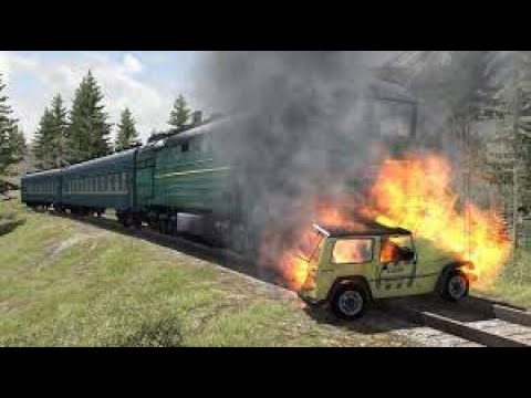 Trains Vs Chain | Amazing train crash 2021 | Cars Vs Chain
