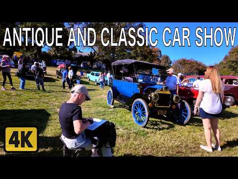 🇺🇸 Antique and Classic Car Show - USA/Classic Car Show & Old Cars, Old Trucks USA/Vintage Cars (4K)