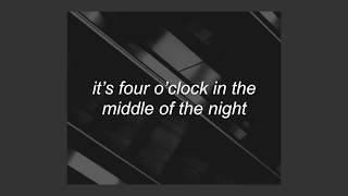 staying up - the neighbourhood LYRICS