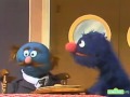Classic Sesame Street Grover Serves Big And Little Burger