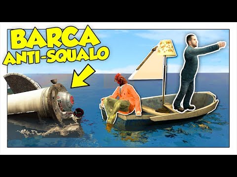 COSTRUIAMO UNA BARCA A PROVA DI SQUALO ROBOT! - Gmod ITA Funny Moments