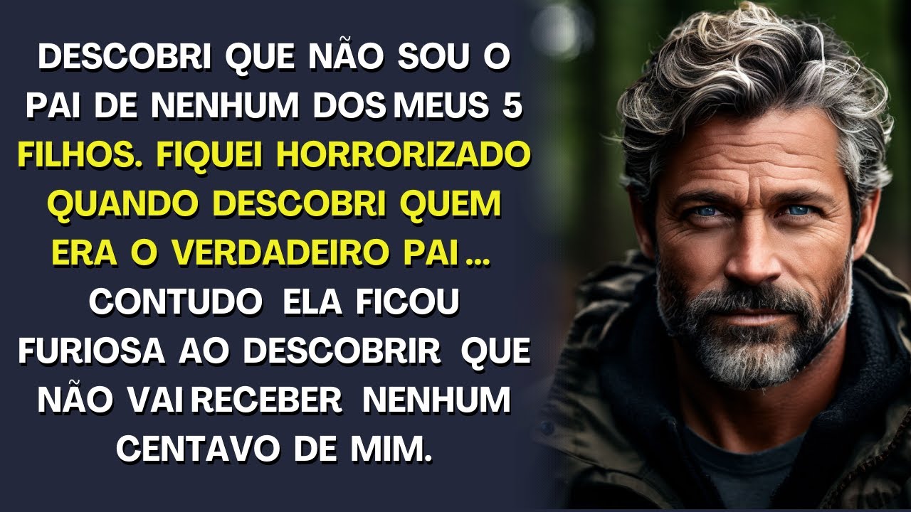 Descobri que NÃO sou PAI de nenhum dos meus 5 filhos é meu e agora minha esposa está perplexa porque