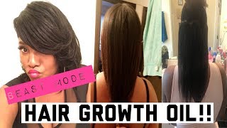 SUPER hair growth oil for LONGER, STRONGER and THICKER HAIR!!!