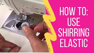 How To Shirr Fabric With Elastic Thread | Shirring With Elastic Thread | Shirring Tutorial