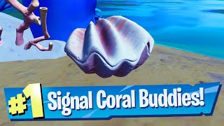 Signal the Coral Buddies Location - Fortnite Battle Royale