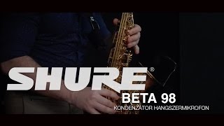 Shure BETA 98 kondenzátor hangszermikrofon