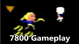 Food Fight Atari 7800 Gameplay (Advanced & Expert) The No Swear Gamer