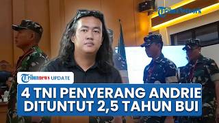 Lolos dari 2 Dakwaan, 4 Oknum TNI Penyerang Air Keras Andrie Yunus Dituntut 2,5 Tahun Penjara