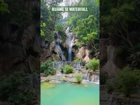 CACHOEIRA DE KUANG SI - Luang Prabang, Laos #laos #luangprabang #cachoeira #laostravel