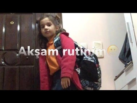 Ecrin Su Çoban Akşam Rutinim