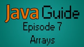 מדריך Java - פרק 7 - מערכים