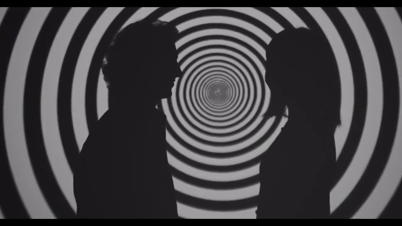 Optical Illusion Silhouette of a man and woman