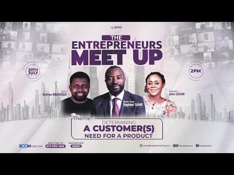 The Entrepreneurs Meet Up a Place to be Sunday 30/07/2023