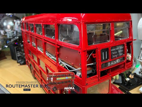 Build the London Transport Routemaster Bus RM857 1:12 Scale - Pack 10 - Stages 96-100