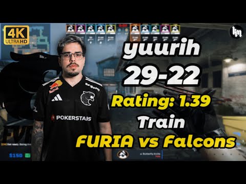yuurih (29-22) FURIA vs Falcons (Train) | BLAST Rivals 2025 Season 2 #FURIA #yuurih #cs2