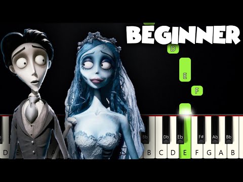 The Piano Duet - Corpse Bride | BEGINNER PIANO TUTORIAL + SHEET MUSIC by Betacustic