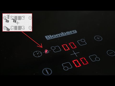 How to UNLOCK Blomberg Induction Hob (Key & Child LOCK)