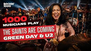 The Saints Are Coming, played by 1000 musicians with Harry Connick JR introduction