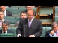 Gary Gray eats his hair in Parliament