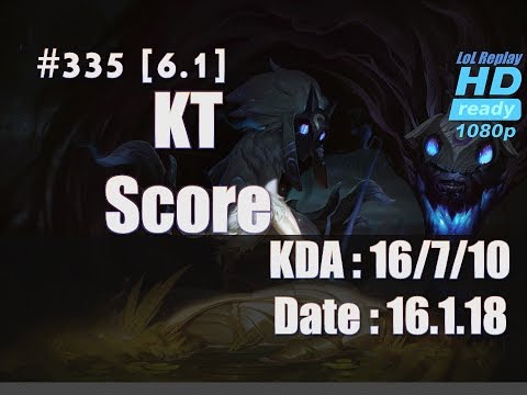16.1.18 LCK KT Rolsters Score Jungle Kindred(vs Leesin) Kr Solo Q[1080p]#335