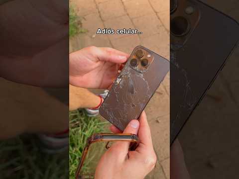 Mi celular quedó DESTROZADO por intentar esto!!😭😣🔫