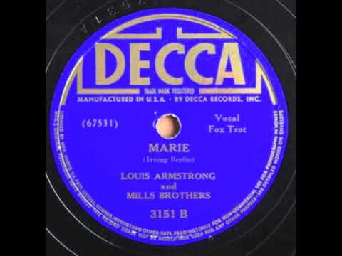 Marie (1940) - Louis Armstrong and The Mills Brothers