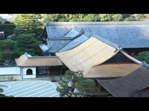 Ginkaku-ji temple and gardens, Kyoto, Japan travel video