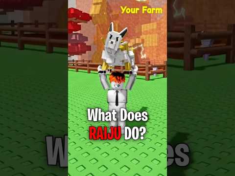 What Does RAIJU do in GROW A GARDEN (Roblox)