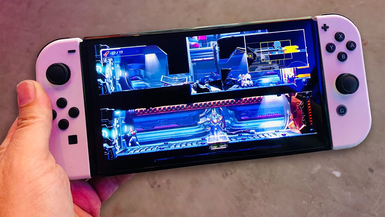 Hands-on with the new OLED Nintendo Switch