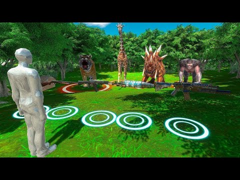 🔥FPS DEATH RUN IN EXTREME FOREST - Animal Revolt Battle Simulator