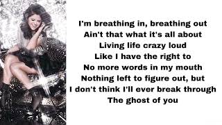 Selena Gomez &amp; The Scene - Ghost of you (lyrics)