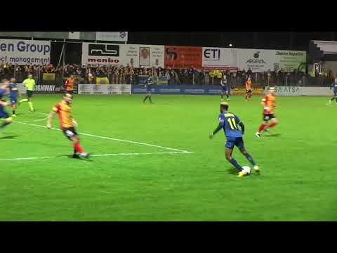 Simon Adingra à l'oeuvre en match de coupe de Belgique à Cappellen-Union Saint-Gilloise ce 09.11.22