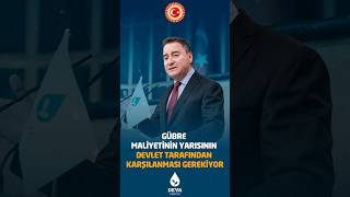 Acilen gübre maliyetinin tam yarısının devlet tarafından karşılanması gerekiyor.