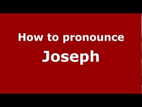 How to Pronounce Joseph - PronounceNames.com