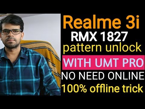 Realme 3i password Unlock ( RMX-1827,1821) || Realme 3i Pattern Unlock offline Tricks Latest (new )