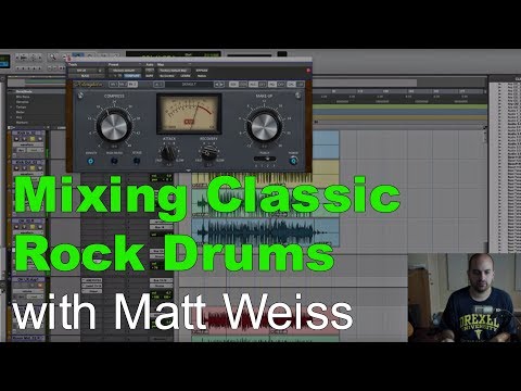 Mixing Classic Rock Drums with Matthew Weiss - Produce Like A Pro