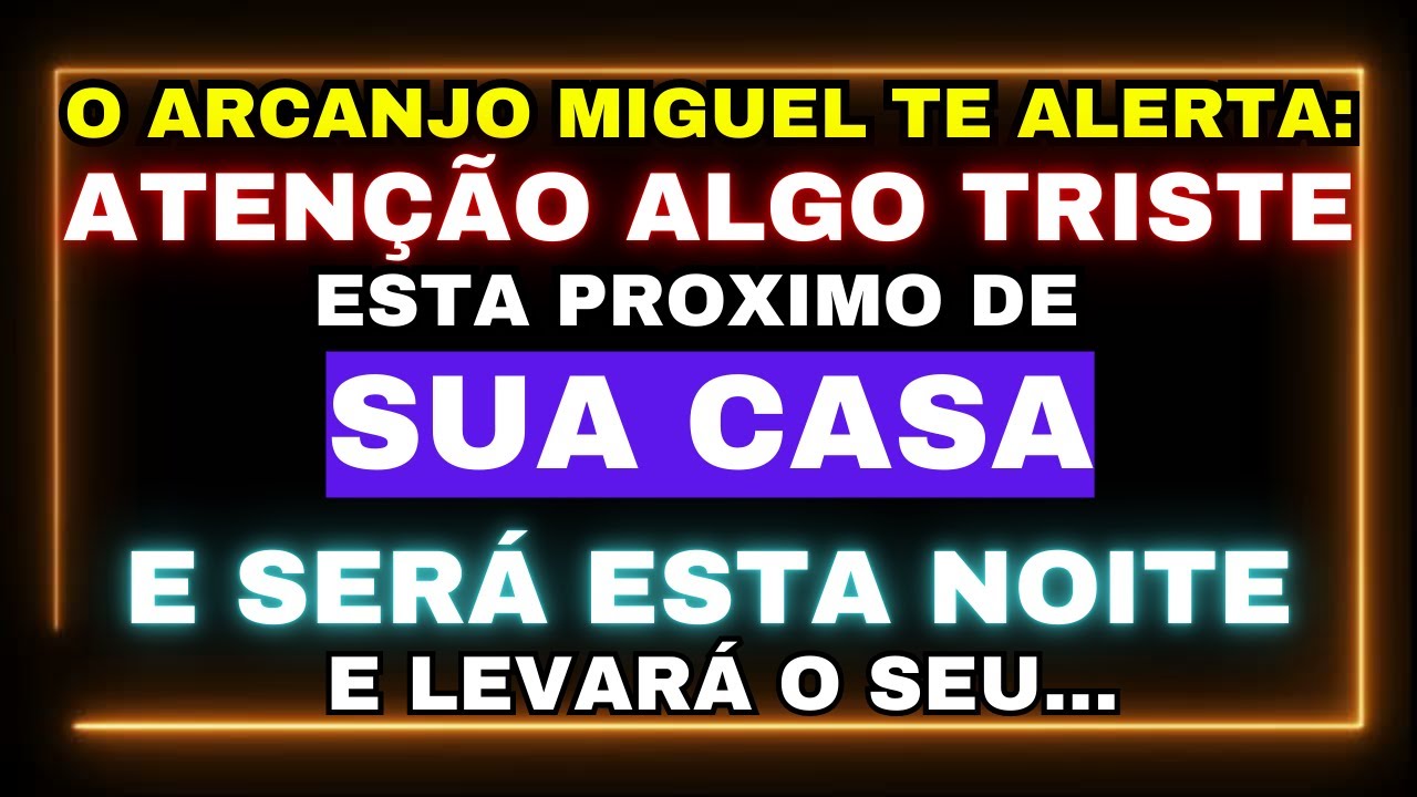 🔴ESTE VÍDEO ESTÁ NA SUA TELA POR UM MILAGRE NÃO PULE ‼️ | MENSAGEM DE DEUS PARA MIM