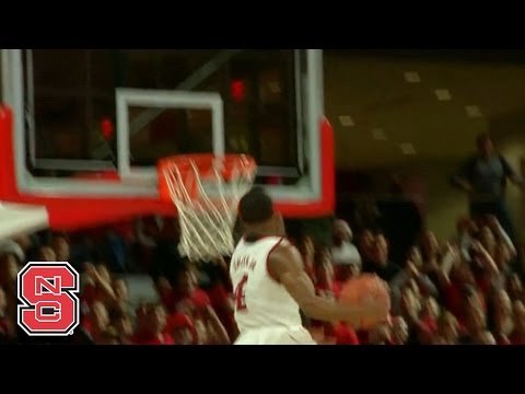 Dennis Smith, Jr. Windmill Dunk In OT: NC State vs. Tennessee State