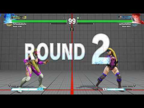 SFV~ Rainbow Mika (tetsumakoto) vs. Cammy (saitootatsu) HD