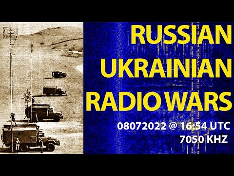 Russian - Ukrainian Radio War @ 7050 kHz - 08072022