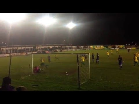 KANE SMITH Free Kick! - Hitchin Town 2-0 Biggleswade Town