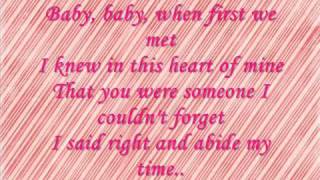 Baby Now That I've Found You -- Alison Krauss -- plus lyrics
