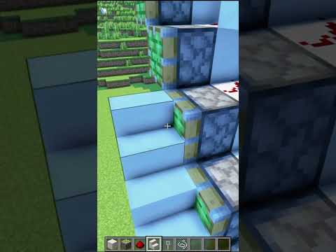 Minecraft's Mind-Blowing Automatic Stairs! 😍 #shorts