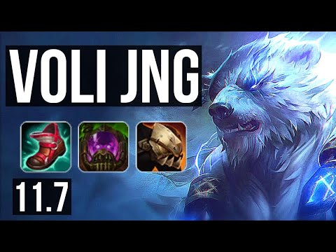 VOLIBEAR vs KARTHUS (JUNGLE) | 8/0/14, Legendary, Rank 12 Voli | TR Master | v11.7