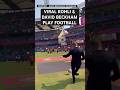 David Beckham Joins Virat Kohli For A Football Face Off At Wankhede Stadium Before The WC Semifinal
