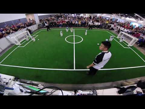 RoboCup 2019, Sydney: rUNSWift vs. Nao Devils - 1st Half [Field A]