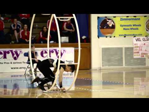 WC 2013 in Wheel Gymnastics Senior Man straight line Kazuya Ezuka 1st place